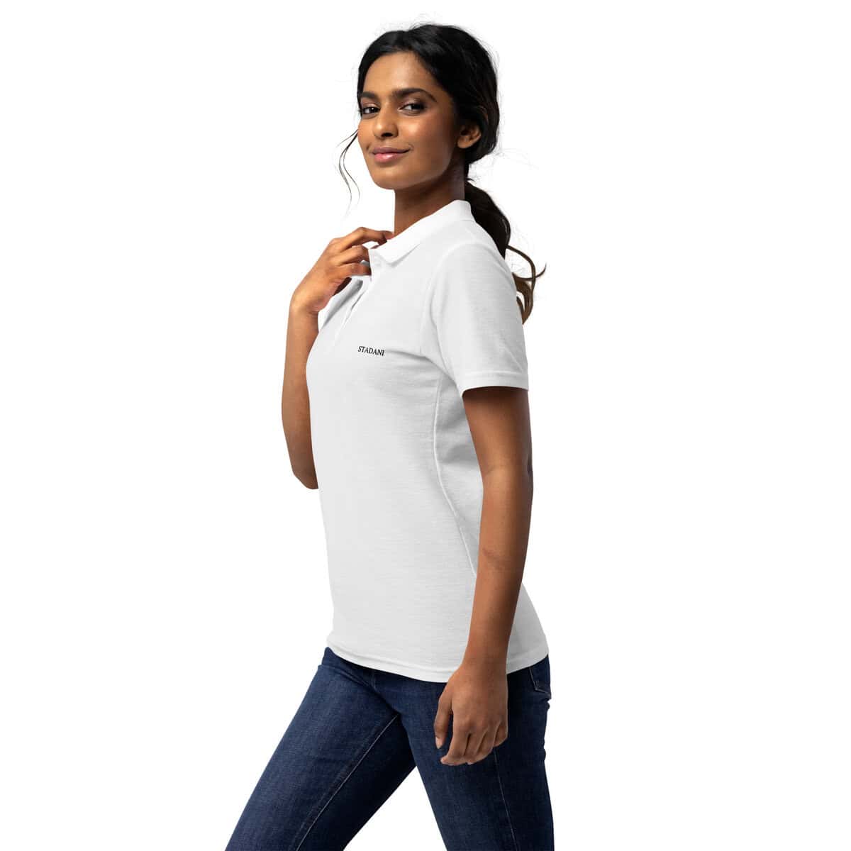 STADANI Le Piqué Poloshirt für Damen – Bild 3